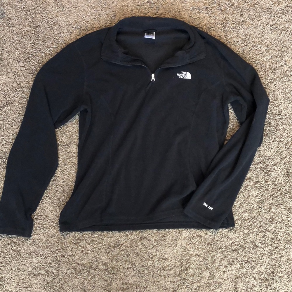 North face tka 100 black pullover